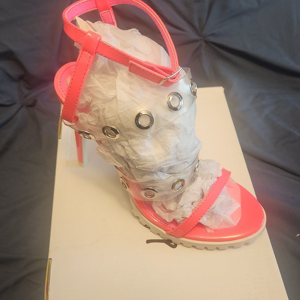 Hot Pink Lemon Drop Stilettos NIB